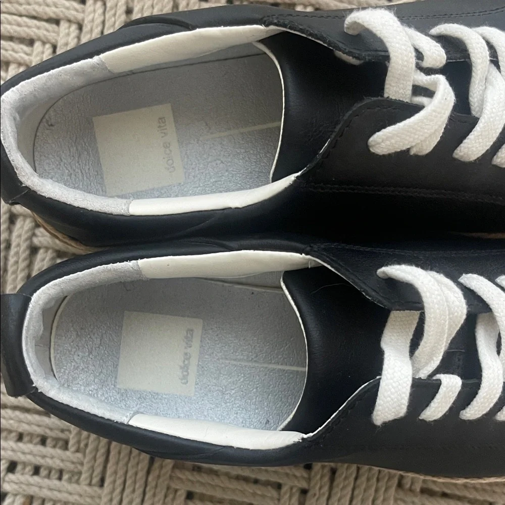 Dolce Vita Black Platform Sneakers - Picture 3 of 10